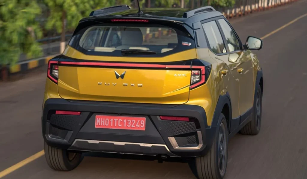 Mahindra XUV 3XO Rear view