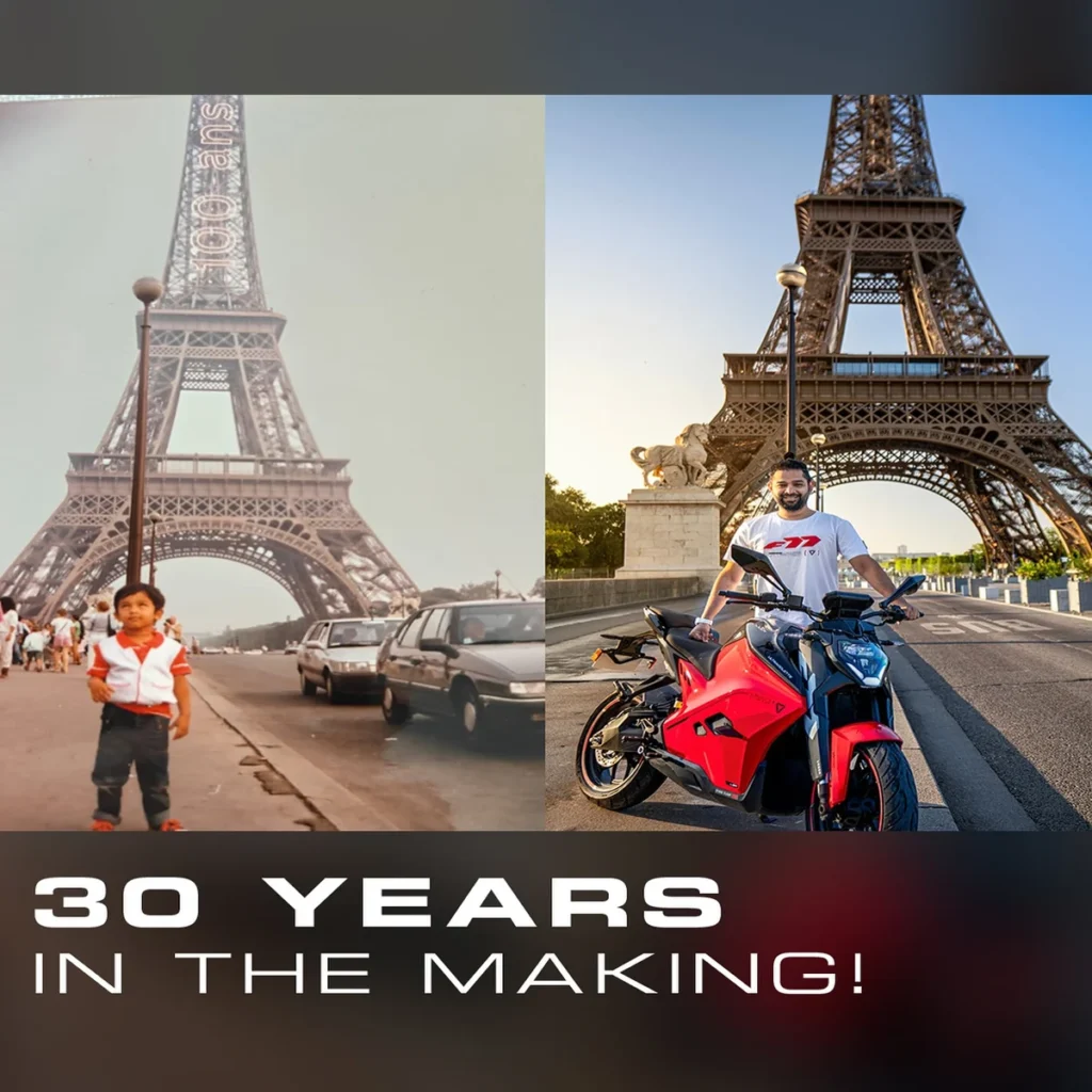 Ultraviolette CEO Shares Paris Pictures